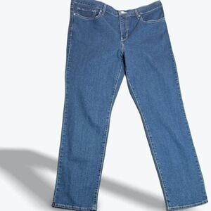 Levis 314 Straight Leg Jeans Tummy‎ Control Slimming Shaping 33 X 30
Womens NEW